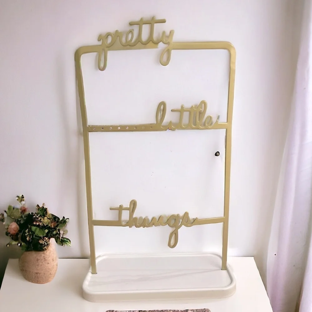 Jewelry Stand Metal Table Top Jewelry Organizer Pretty little things